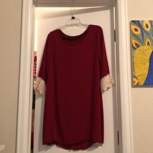 Maroon dress